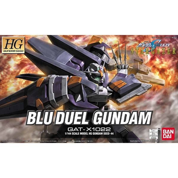Blu Duel Gundam - HG - 1/144 - Mô hình Gunpla chính hãng Bandai siêu đẹp