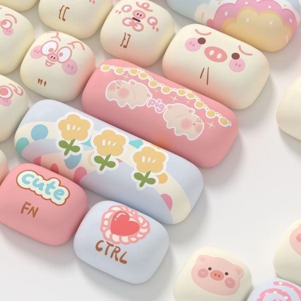  Bộ Keycap bàn phím cơ AKKO Piggig Party 