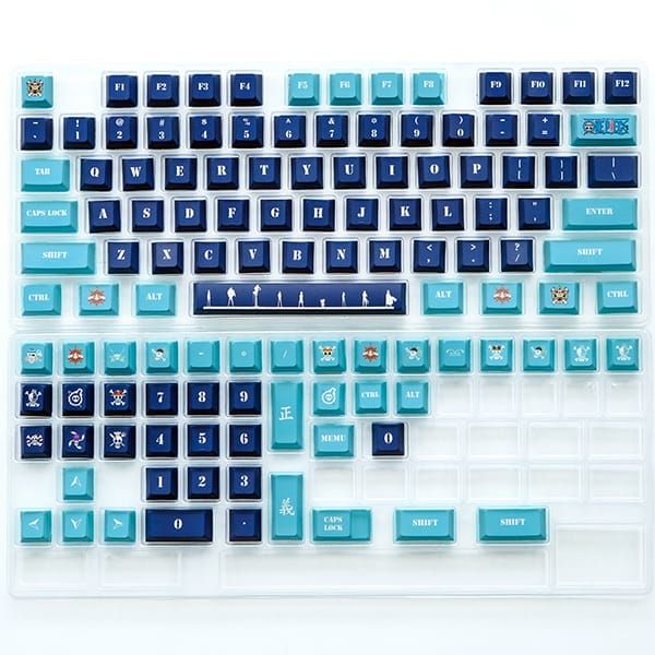  Bộ Keycap bàn phím cơ One Piece Đảo Hải Tặc PBT Full Set 120 nút 