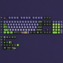 Bộ Keycap OEM PBT Evangelion Unit-01 122 nút