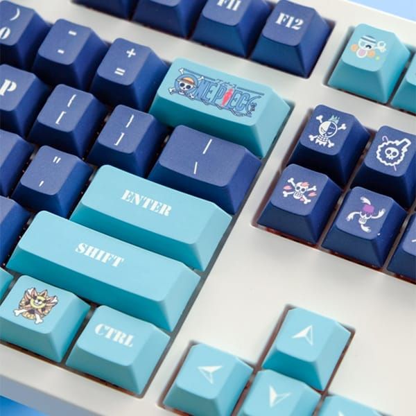  Bộ Keycap bàn phím cơ One Piece Đảo Hải Tặc PBT Full Set 120 nút 