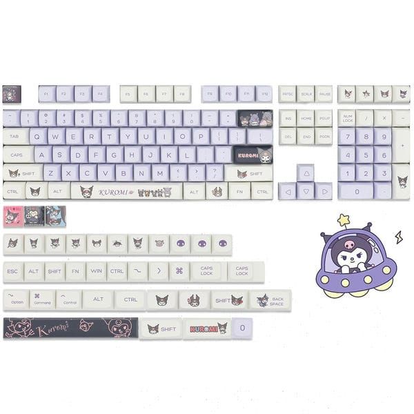  Bộ Keycap XDA PBT bàn phím cơ Sanrio Kuromi 146 nút 