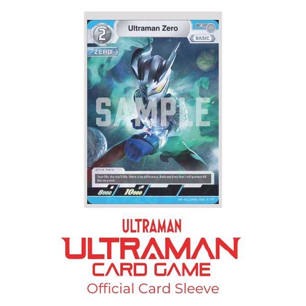 Ultraman Card Game Official Card Sleeves White chính hãng