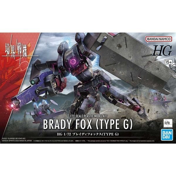 mô hình Robot Brady Fox Type G Kyoukai Senki HG 1/72 Bandai
