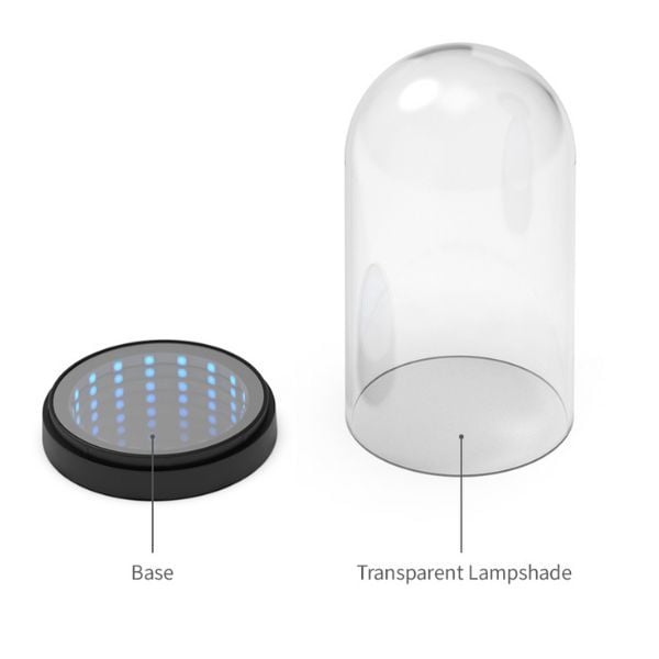  Hộp Trưng Mô Hình Đế LED Tròn DOBE TY-3803S 