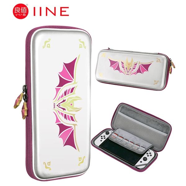 Bóp đựng Nintendo Switch OLED loại cứng IINE - Monster Hunter Rise Sunbreak