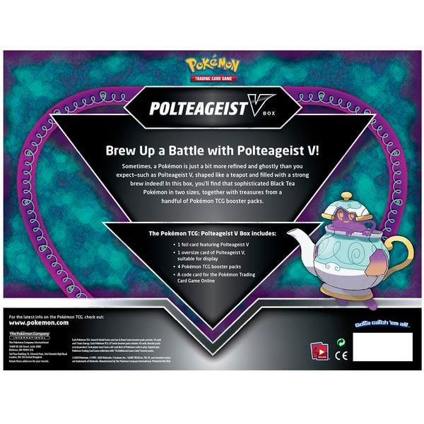  PB119  - Thẻ Bài Pokemon Polteageist V Box 