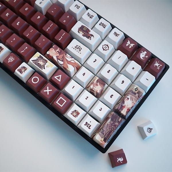  Bộ Keycap bàn phím cơ Genshin Impact Hu Tao Full Set 