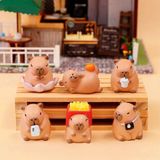  Hộp Mù Capybara Đồ Ăn Hàng Đầu Blind Box 