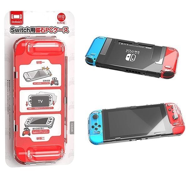 Case bảo vệ từ tính IINE cho Nintendo Switch trong suốt chính hãng phân phối