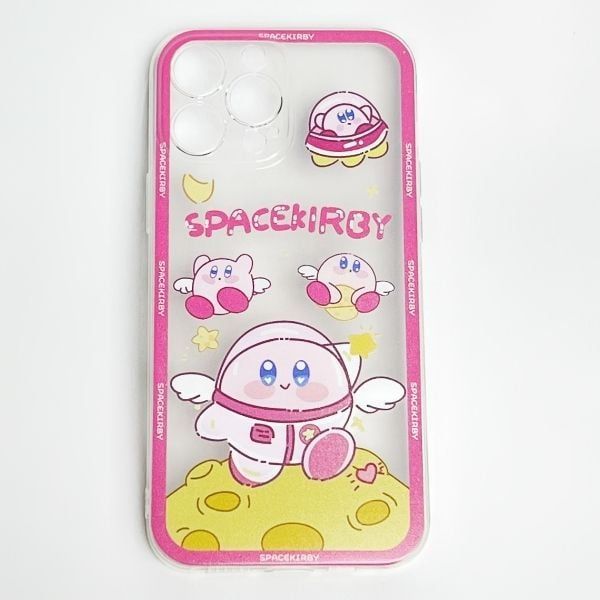  Case điện thoại Space Kirby bằng nhựa cho iPhone 13/Pro/Pro Max 