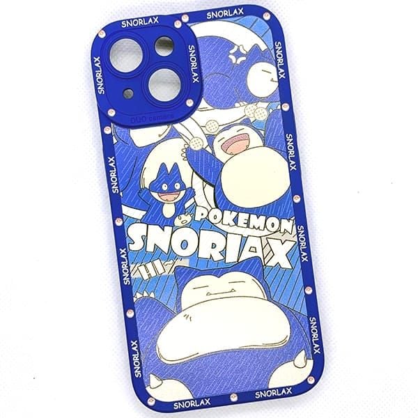  Ốp lưng Pokemon Snorlax cao cấp cho iPhone 15/Plus/Pro/Pro Max iPhone 16 Pro/Pro Max 