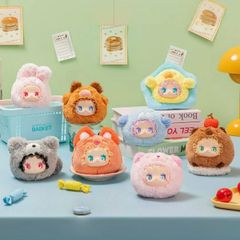 Hộp Mù LOVELY EMMA RUA RUA ZOO Vinyl Face Plush Keychain Blind Box