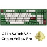  Bàn phím cơ AKKO 3098S Matcha Red Bean Cream Yellow Pro 