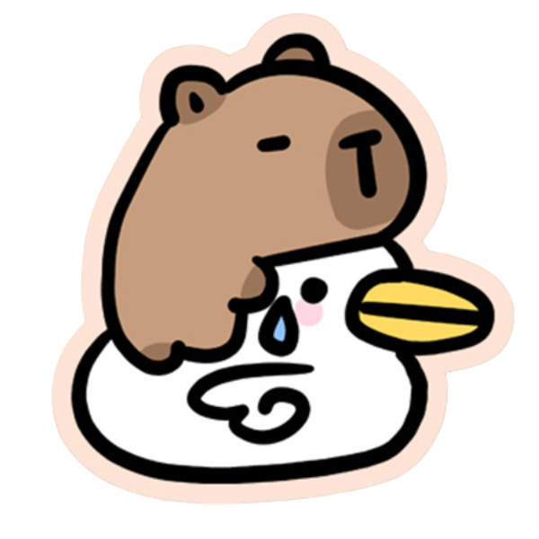  Lót Chuột Trang Trí Bo Viền Capybara Vol 2 