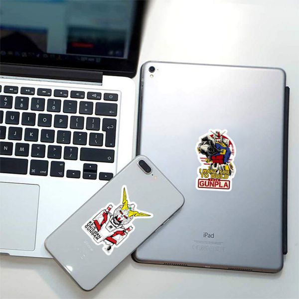  Hình dán Sticker tổng hợp Mobile Suit Gundam 50 cái ngẫu nhiên Set A 