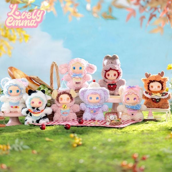 Hộp Mù Lucky Emma Pocket Zoo Blind Box mở random may mắn gấu bông mềm mại êm ái