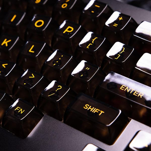 Bộ Keycap bàn phím cơ AKKO Clear Transparent Black V2 – nShop - Game ...