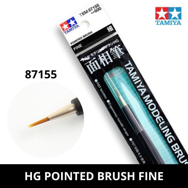  Cọ vẽ sơn mô hình HG Pointed Brush Fine - Tamiya 87155 