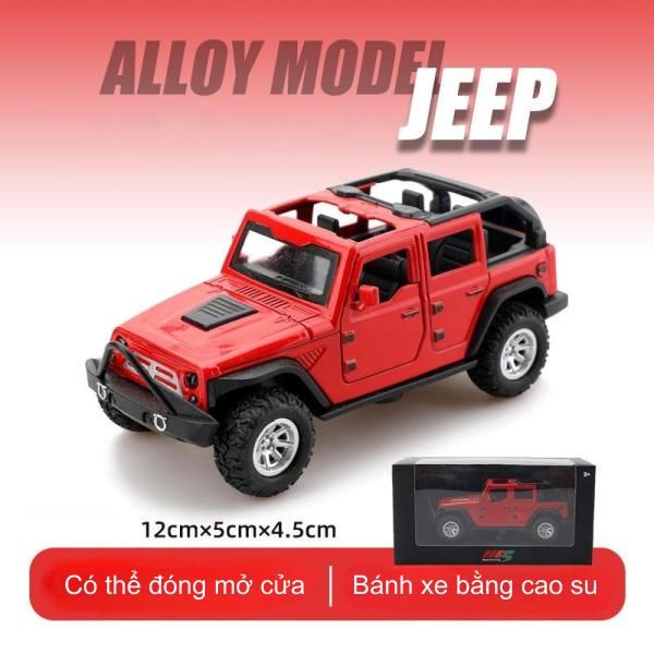  Mô hình xe Rubicon Jeep kim loại 1:36 dây cót MC5 