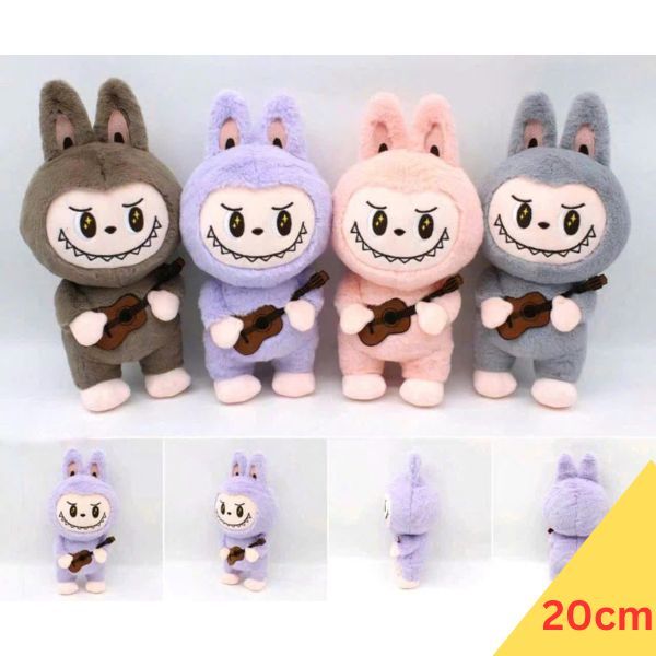  Gấu bông Labubii chơi đàn 20cm 