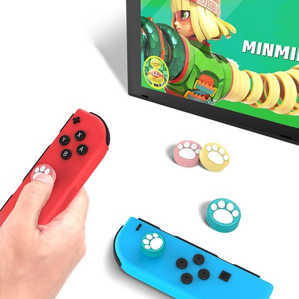 Cover analog Joy-con IINE chân mèo cho Nintendo Switch