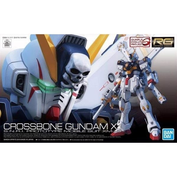  Crossbone Gundam X1 - RG - 1/144 - Mô hình lắp ráp Gunpla chính hãng Bandai 