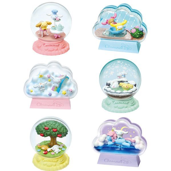 Sanrio Cinnamoroll Terrarium Collection Re-Ment Blind Box 15256 hộp mù chứa mô hình siêu hot, có tại nShop