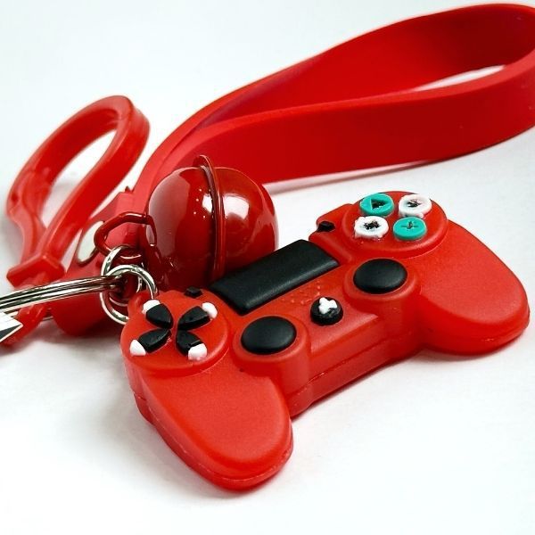 Móc khóa dẻo tay cầm PlayStation 5 gắn chuông 