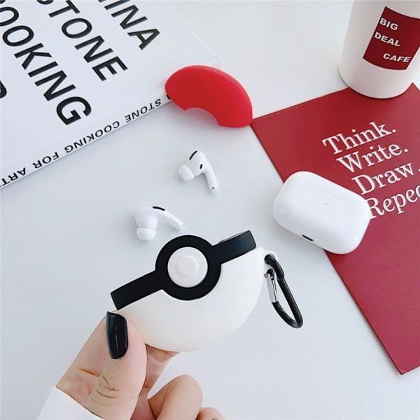  Ốp Silicon AirPods Pro PokeBall chống sốc 