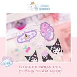  Hình dán Sticker chống nước Sanrio Kuromi 