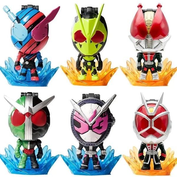 Mô hình Kamen Rider Q Transform Blind Box hộp mù ngãu nhiên quà tặng bạn bè người thân yêu gia đình