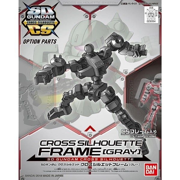 SD Gundam Cross Silhouette Frame [GRAY] - Khung xương chính hãng Bandai