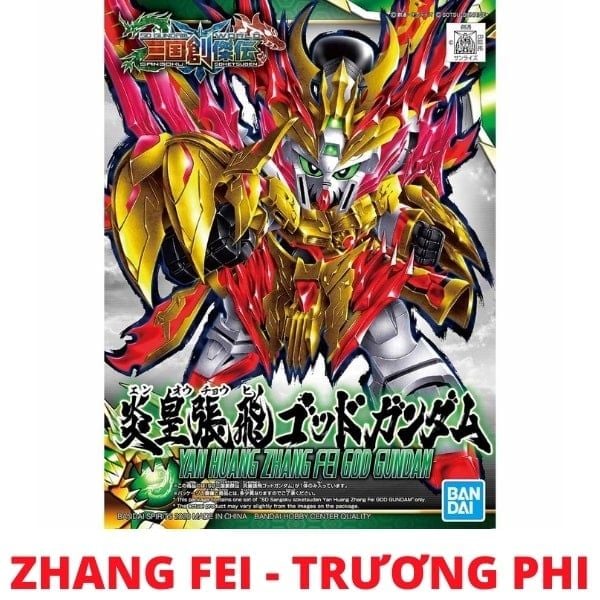 Mô hình SD Gundam Tam Quốc Yan Huang Zhang Fei God Gundam Viêm Hoàng Trương Phi