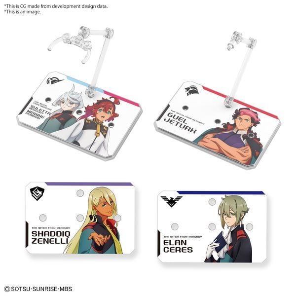phụ kiện mô hình Action Base 6 Clear Gundam the Witch from Mercury Stickers Set HG Figure-rise Standard chính hãng