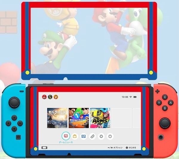  Dán cường lực in viền trang trí cho Nintendo Switch 