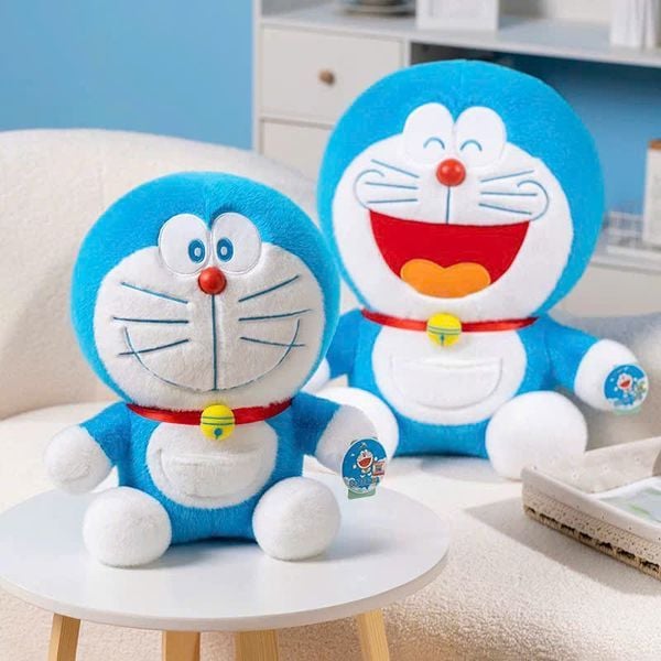 Cảm nhận sự mềm mại và đáng yêu của Doraemon mỗi ngày với Gấu Bông Mèo Máy Doraemon Cười 38cm