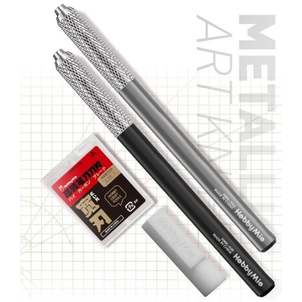  Dao gọt mô hình kèm 30 lưỡi 6mm Hobby Mio HMK-03 