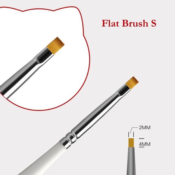  Cọ sơn vẽ mô hình Hobby Mio Flat Brush 