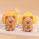  Móc khóa mô hình chuột lang nước Capybara 