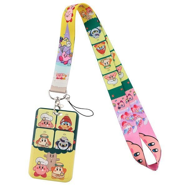 Dây strap kèm bao đựng thẻ họa tiết Kirby & Friend