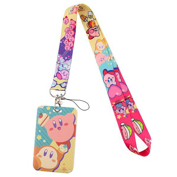 Dây strap kèm bao đựng thẻ họa tiết Kirby & Friend