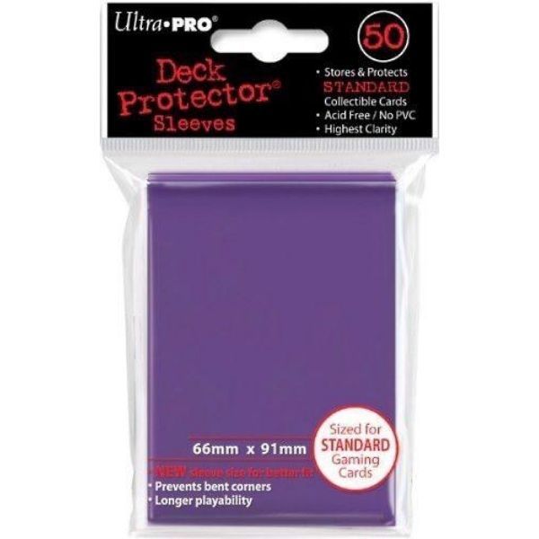  DECK PROTECTOR SLEEVES STANDARD (PURPLE) 