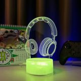  Đèn LED RGB trang trí bàn Gaming Headphone tặng kèm remote 