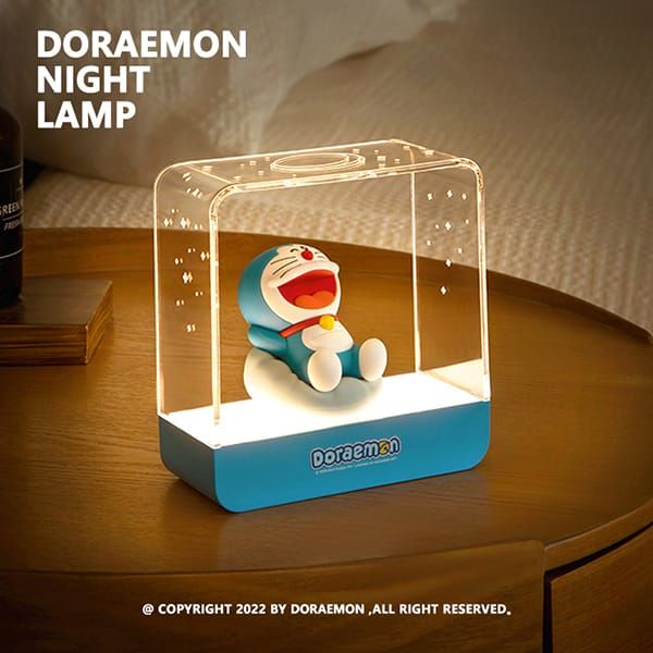  Đèn ngủ trong suốt kèm mô hình Doraemon Starry Night & Sweetheart 