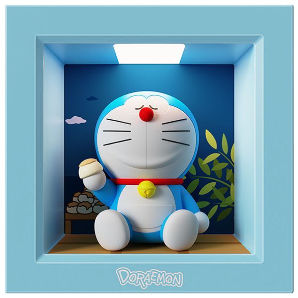  Đèn ngủ trang trí kèm mô hình Doraemon 3D 