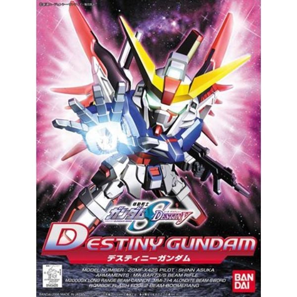 Destiny Gundam SD BB Mô hình Gunpla chính hãng Bandai
