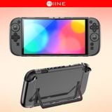  Ốp Trong Suốt Nhựa Cứng Lưng Phẳng Cho Nintendo Switch 2 IINE L1095 