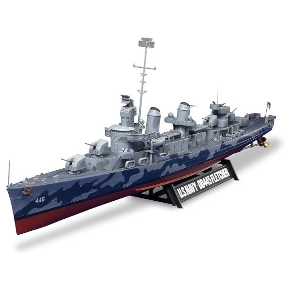  Mô Hình Tàu Khu Trục US Navy Destroyer DD445 Fletcher 1/350 - Tamiya 78012 