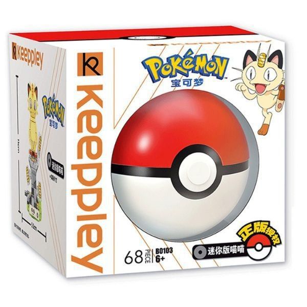  Đồ chơi lắp ráp xếp hình Pokemon Mini Meowth Keeppley - B0103 